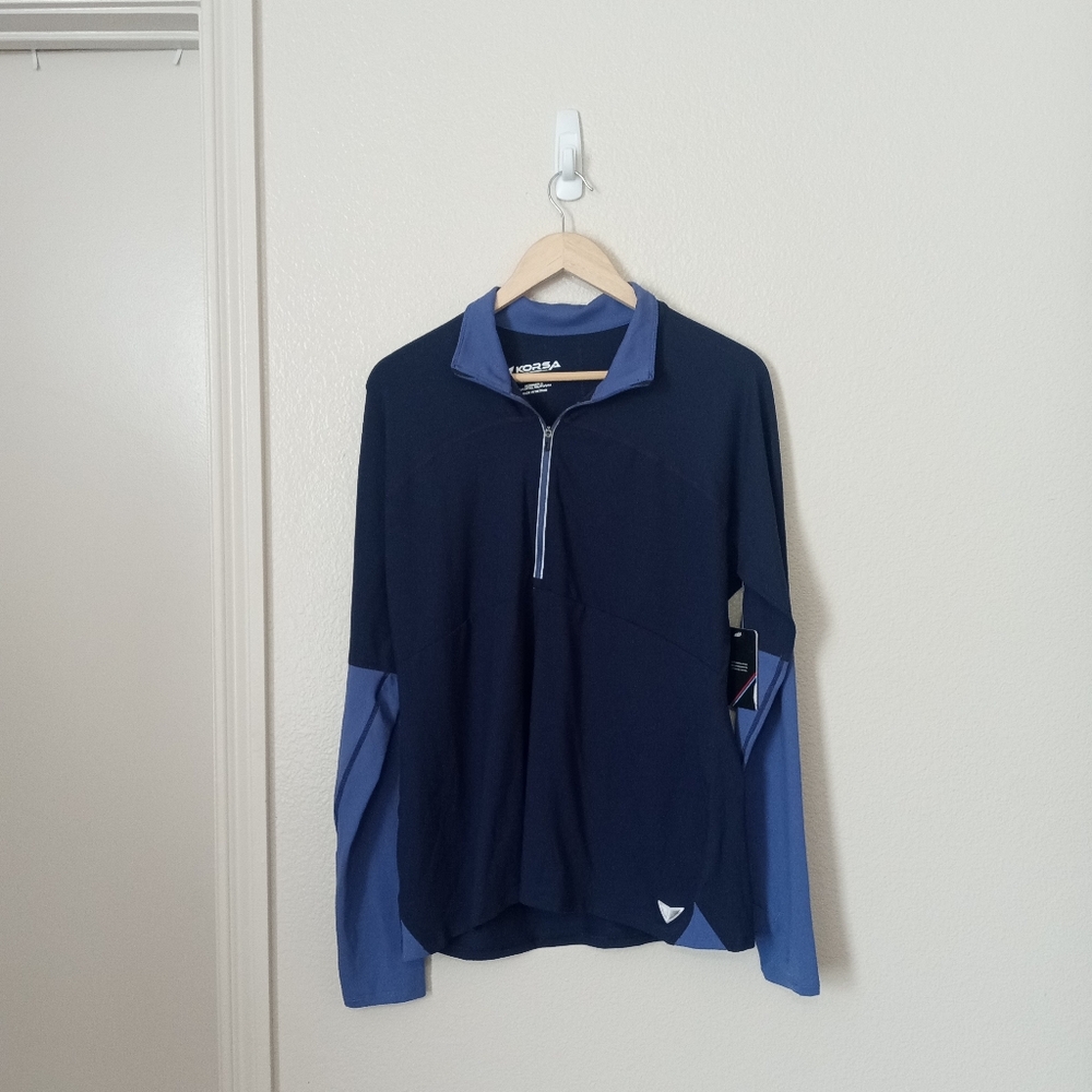 Korsa Roadrunner Sports Women's Static Run 1/2 Zip 2.0 Athleisure NWT